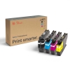 322199 - Peach Spar Pack Tintenpatronen kompatibel zu LC-421, LC-421VALP Brother
